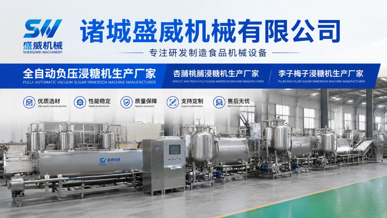 驻马店为果脯加工提供负压浸糖方案